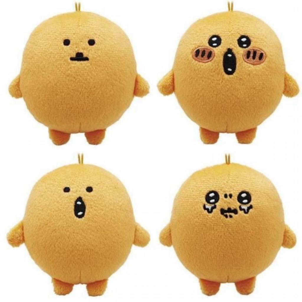 Kitan Club Mole Croquette Plush Toy BIG X 4 Types Full Set Gachapon Capsule Toy (Resale)