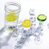 50PCS 3D Acrylic Fake Ice Cube Artificial Square Crystal Ice Bar Props Ice Cube Maker Diy Ice Ball Molds For  Home Decoration