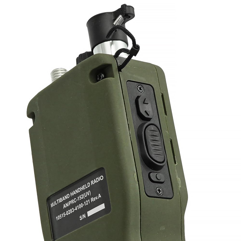 Ryohin Takehin Realistic AN/PRC-152 Dummy Radio, Medium-Range Radio Replica, with Built-in Transceiver, OD Olive Drab / TB999-OD