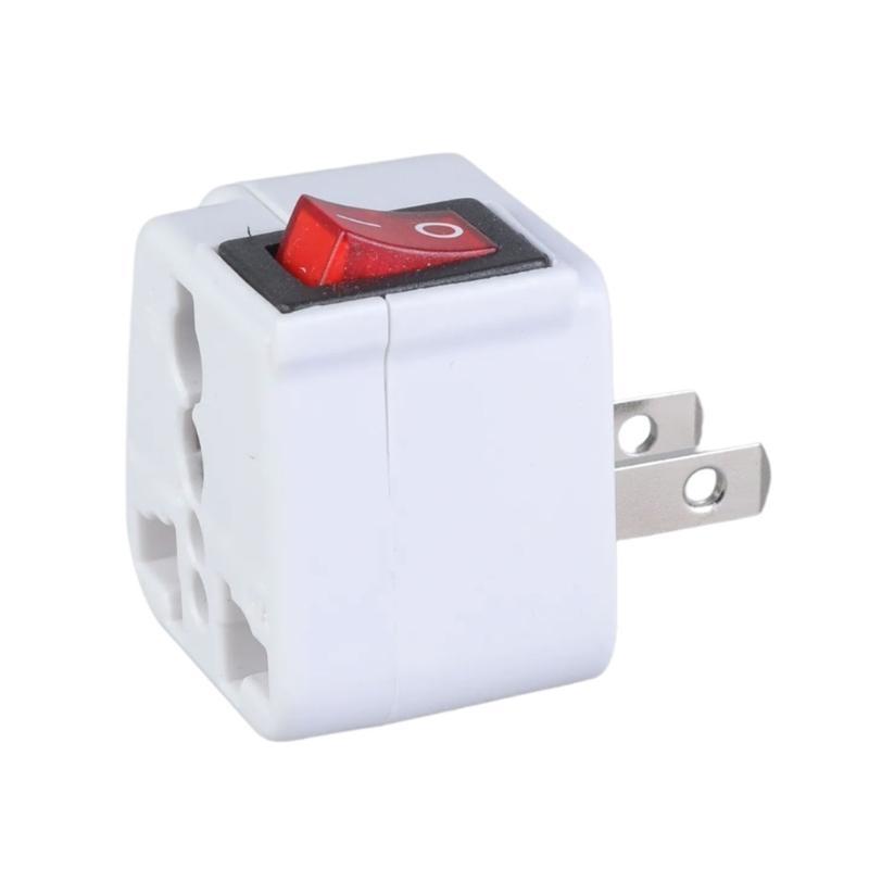 

Easy Carry Sockets Adapter Multifunction Travel Power Adapter Upgrades for travel білий