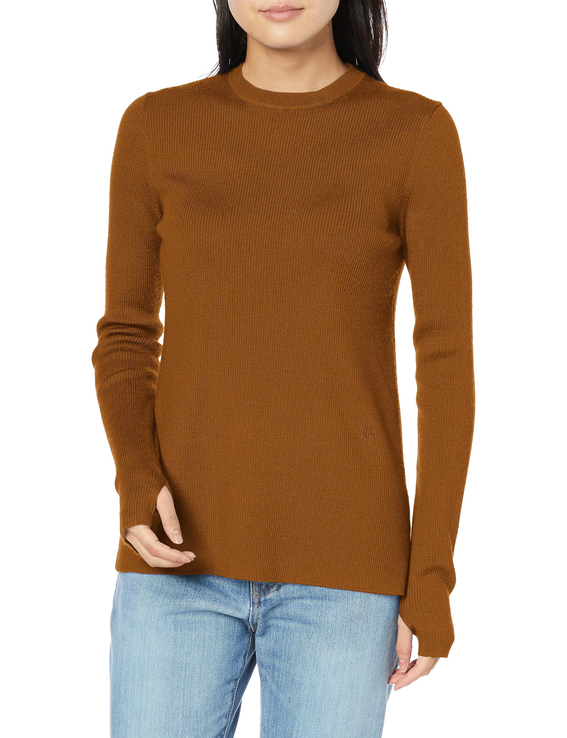 

Mira Owen Crew Neck Rib Knit CML Women s Top, 09WNT234300,