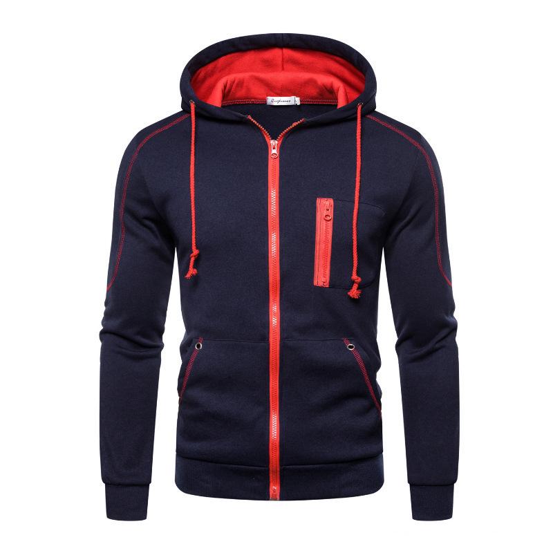 

2024 Men s Autumn Casual Hooded Cardigan Sweatshirt 3XL