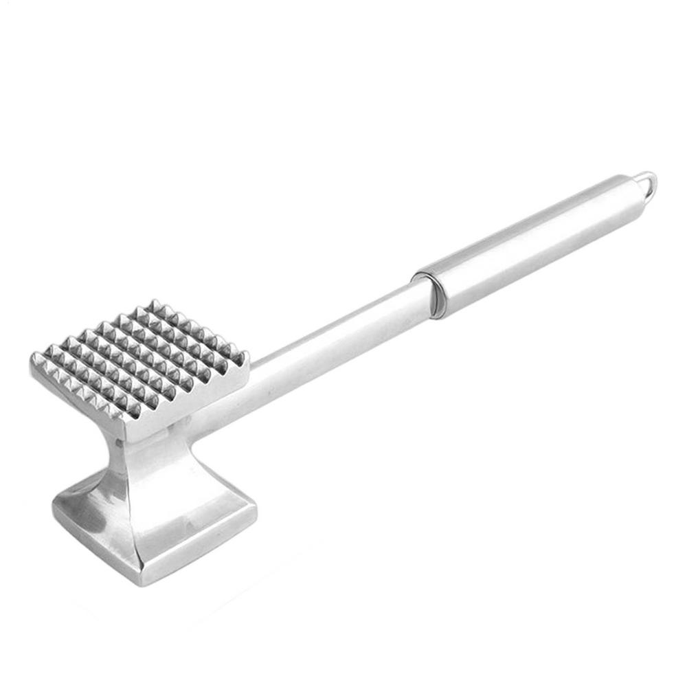 Meat Hammer Tenderizer Double-Sided Steak Tenderizer Tool Meat Beater for Home Kitchen Cooking Restaurant BBQ Picnic Meal Prep
