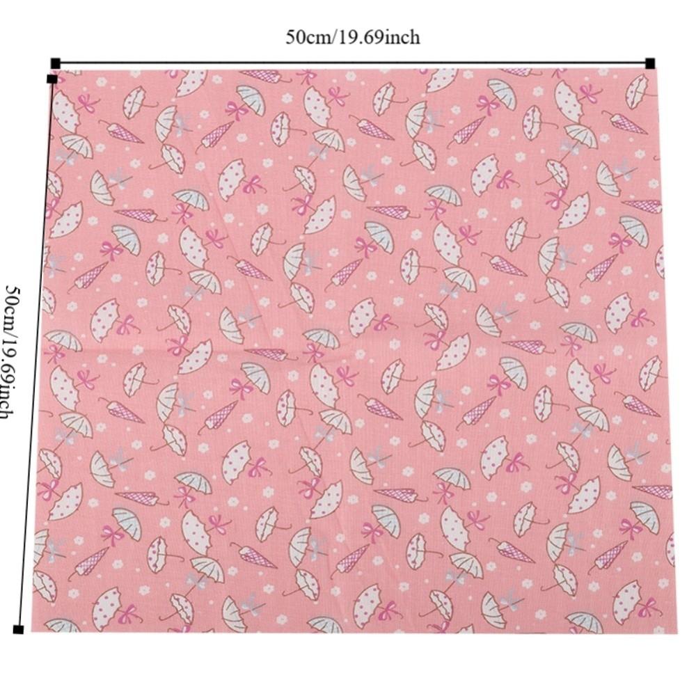 7 Stück Patchwork-Stoff 50*50CM Rosa Baumwollstoff Blumenmuster Weicher Blumenstoff Leinwandbindung Patchwork-Stoff Handgemachte Bastelarbeiten