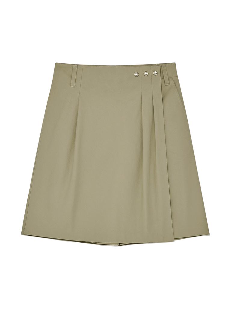 Mattengkim Bermuda Wrap Skirt Pants In Beige