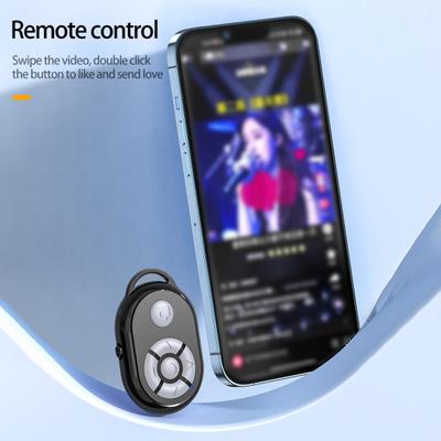 Control remoto Respuesta remota de larga distancia Video Compatible con Bluetooth Disparo Mini manos libres Selfie Obturador inteligente para fotografía