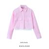Kaslead Women's Fashion Casual Short Shirt
