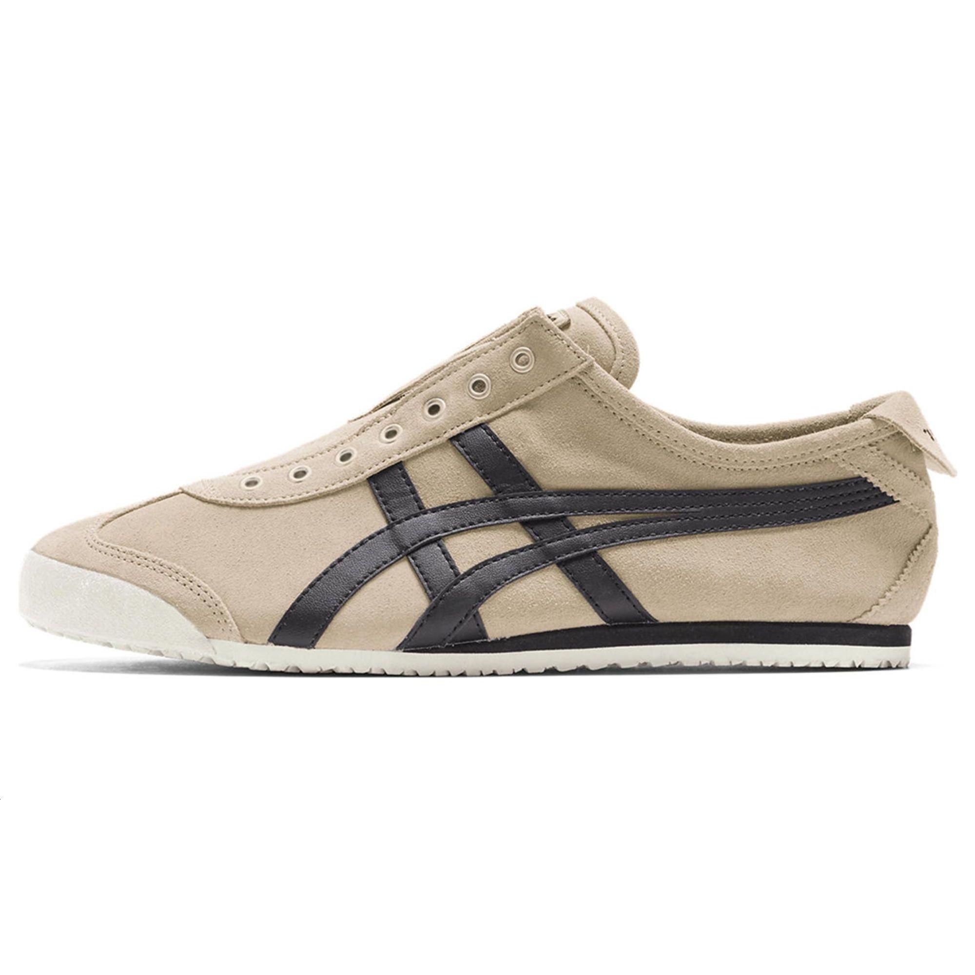 

ONITSUKA TIGER Mexico 66 Слипоны Холщовые Удобные Универсальные Спортивные Нескользящие Износостойкие Низкие Повседневные Кроссовки Унисекс 1183B782-202 36