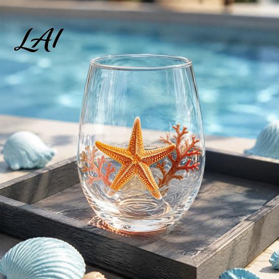 Fall Harvest Party Supplies Halloween Theme Glass Tumbler Ghost Black Cat Skull Pumpkin Hand Painted Cups Cup Spooky Lead-free Glassware for Party