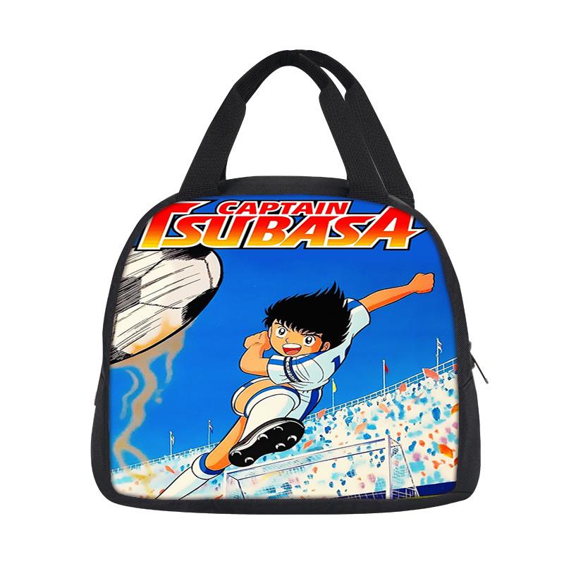 Captain Tsubasa Lunch Bag Versatile Cartoon Large Capacity New Item, Best Gift for Boys and Girls On School Birthdays