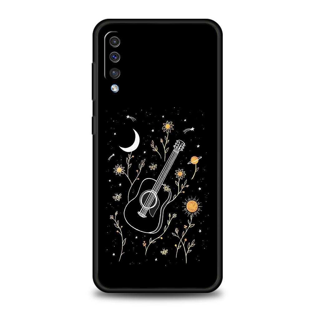 Einfachheit linie Kunst sonne mond Fall Für Samsung A24 A12 A14 A32 A50 A70 A20E A20S A10S A22 A30 A40 A34 A54 a42 A52 5G A04s Abdeckung