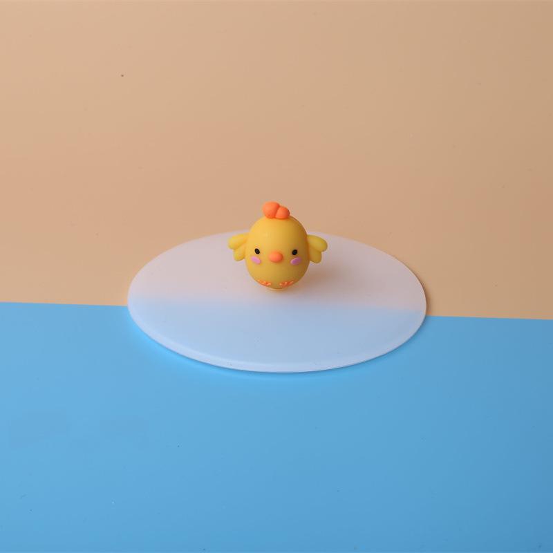 Förtjockat Dubbelsidigt Frostat Kopplock, Silikonöverdrag, Tecknad Stil, Universellt Damm- och Vattentätt Kopplock, Avtagbart, för Barn Livsmedelsgodkänt