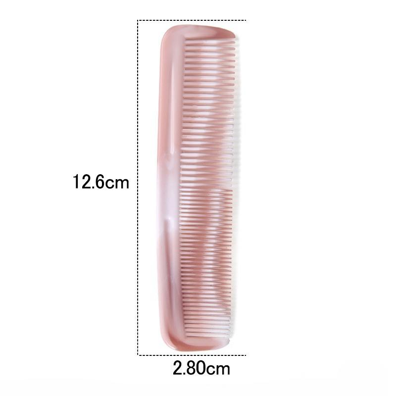 Plastic Small Comb Two-end Comb Dense Double-tooth CombStraight Hair Clipper Combing Hairdressing Portable Partition Hotel Gift
