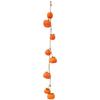New 85cm Simulation Persimmon String 8 Fruits PVC Wall Hanging Ornament DIY Fake Persimmon Pendant Home Decor