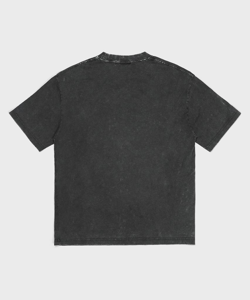 SAINTPAIN Sp Cap Pigment Short Sleeve Tee Black