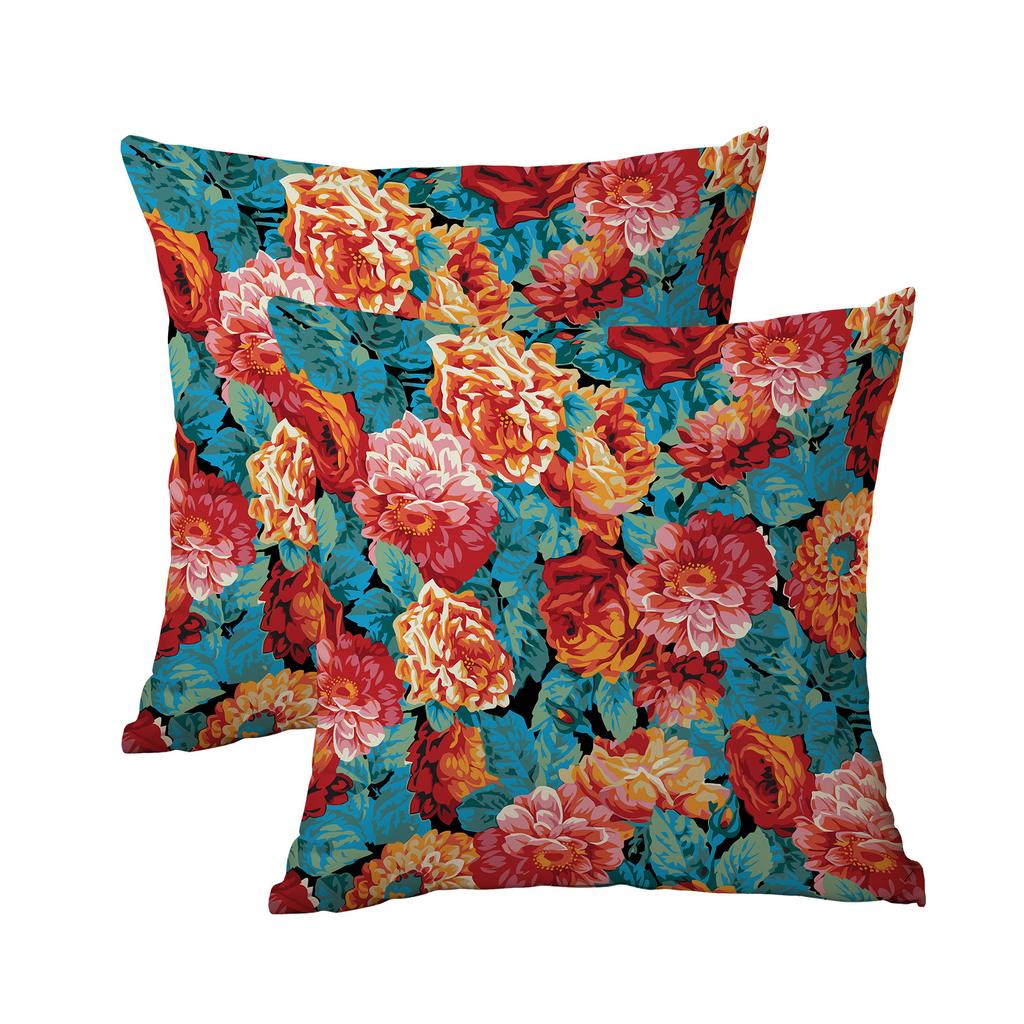 New Abstract Retro Oil Painting Style Pillowcase Double-sided Printed Home Sofa Cushion Pillowcase