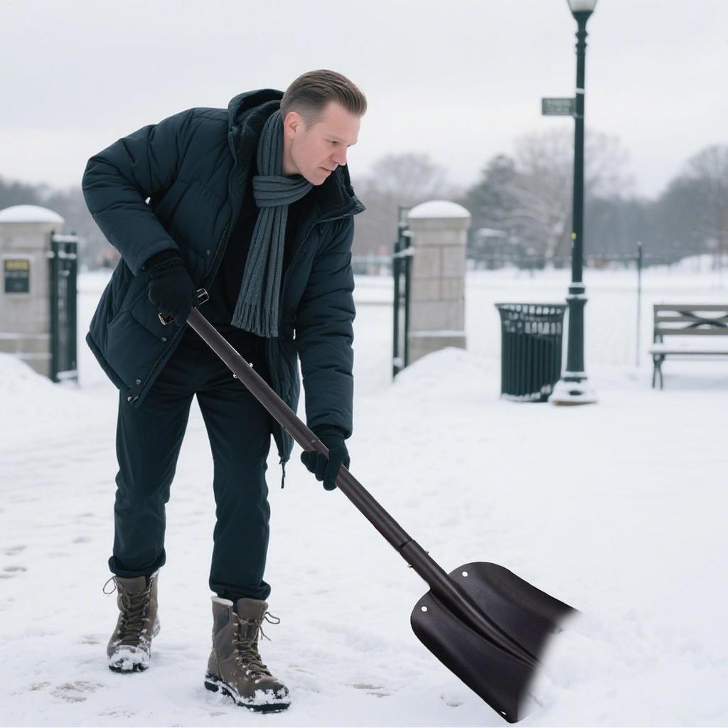 Snow Shovel For Car Telescopic Mud Removal Scoop Soil Excavation Scoop For Homeowner Property Manager Groundskeeper Winter