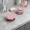 Silicone Shower Steam Holder Hanging Shower Steam Rack Bath Bomb Holder with Ventilation Holes for Bathroom Use