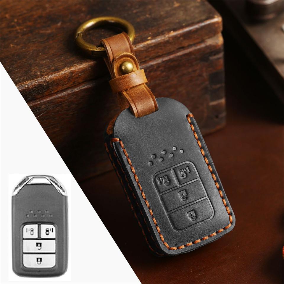 Car Key Case Key Shell Set for Honda CR-V ACCORD ODYSSEY CIVIC Ect All-inclusive Protection Keychain Accessories Holder Shell