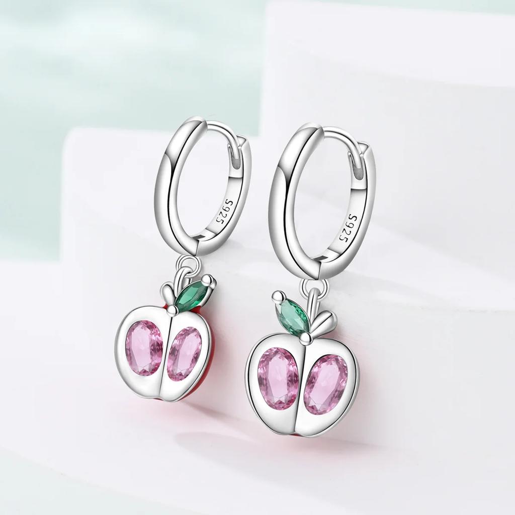 Avocado Earring Sunflower Moon Apple Earring Butterfly Dragonfly Jewellery Gift Authentic copper Wedding Gifts Accessory Set