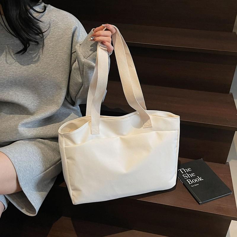 New One-shoulder Portable Bag Women Simple Casual Large-capacity Fashionable Women's Briefcase Students 'schoolbag Tote