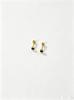 Titanium Steel Four-Leaf Clover Threaded Ear Bone Studs with Drip Oil - Simple & Versatile for Women