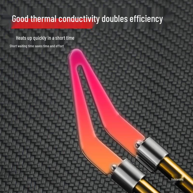 Kit de Ferro de Solda Elétrico para Reparo de Para-choque de Carro: Inclui Pregos de Solda, Pistola de Calor e Cabeça de Alisamento.