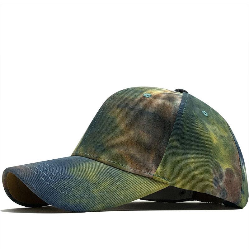 Spot, new tie-dye baseball cap, men's and women's fashion trend cap, spring and summer outdoor leisure visor