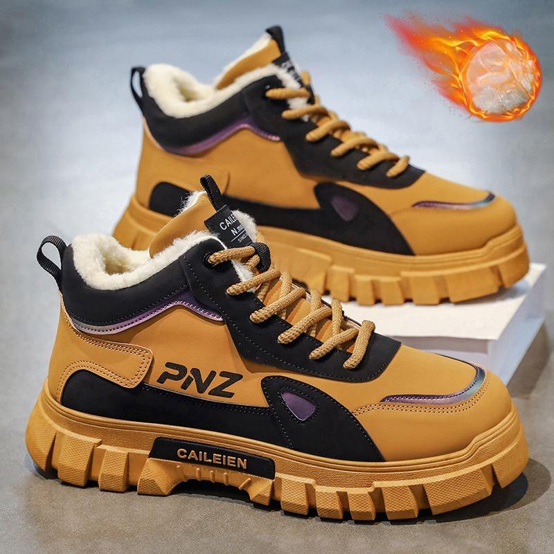 

Мужские Мягкие Эластичные Зимние Теплые Холодозащитные Утепленные Снежные Сапоги Толстая Подошва Нескользящие Износостойкие Для Улицы Отдыха Спорта Альпинизма Мартины Хлопковые Сапоги 39