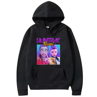 Autumn Winter Fashion Loose Soft Women Long Sleeve Print Hoodie Interesting Creative Patterns Rumi Anime K-Pop Demon Hunter Hoodie