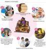 DIY Miniature Dollhouse, 3D Miniature Magical Forest Spirit Castle, Magnificent, Luxurious, Magic Handmade Craft Kit for Adults (ES015-A)