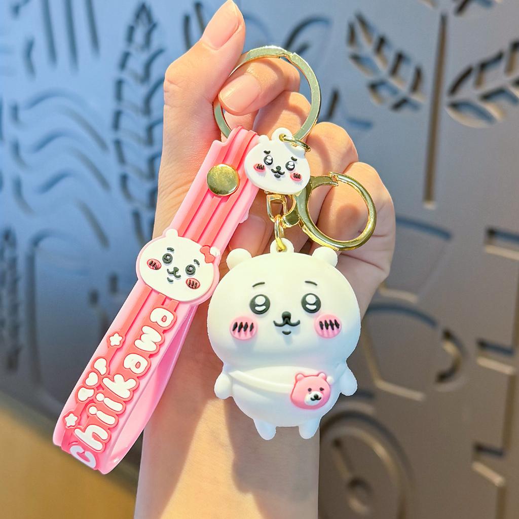 Cartoon Jiyikawa Keychain Japanese Doll Usaki Pendant Couple Pendant Car Key Chain Small Gift