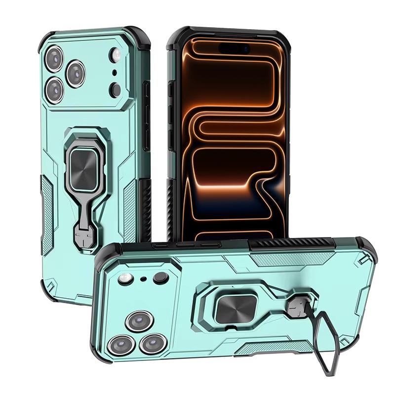 Matte Armor Kickstand Bracket Holder Case For For Iphone 17 13 15 14 16 Pro Max Plus 16e Shockproof Cases For For Iphone Air Accessories