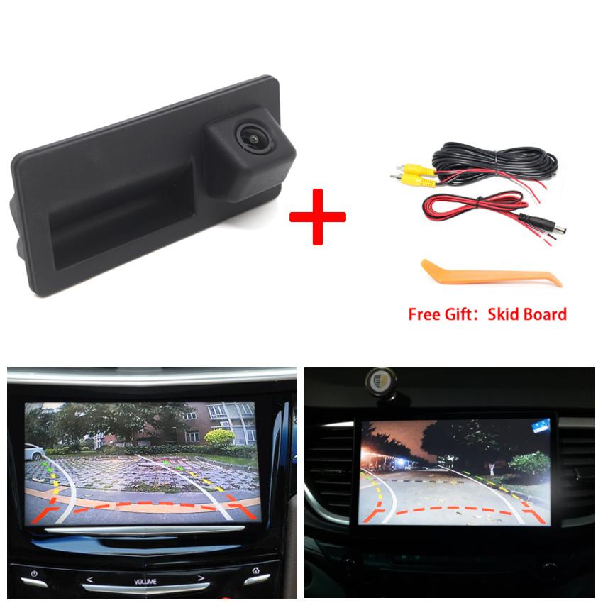 Car Trunk Handle Camera For Volkswagen For VW Passat Variat B6 B7 Wagon Sedan 2008~2015 CCD Night Visioin Rear View Camera
