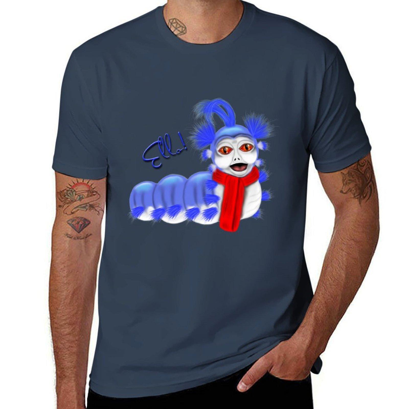 Ello Im Just a Worm TShirt UV Sun Protection Tee Shirt S