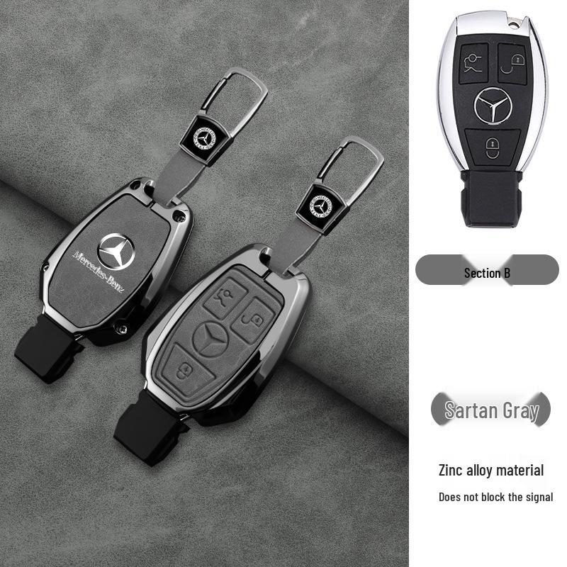Luxury Mercedes Key Cover for C260L, C200L, GLC300L, E300L & 2024 S-Class