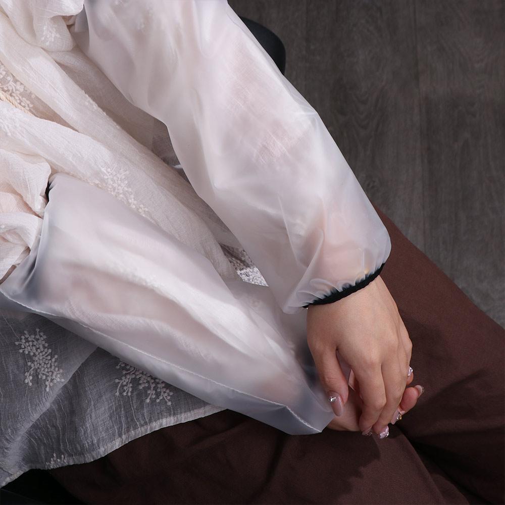 Waterproof Design Waterproof Oversleeves Elastic Cuffs Forearm Protector  Cleaning