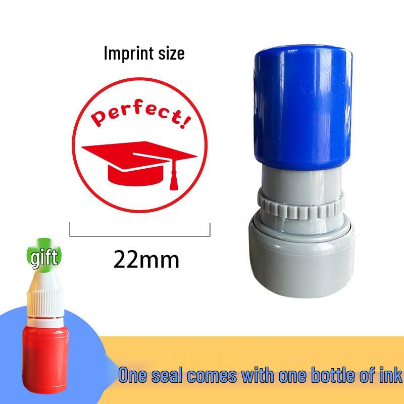 English Teacher's Grading Stamp: Encouragement and Praise for Primary Students