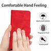 For Xiaomi 15T Case Lines Imprinted Flip Leather Retro Phone Cover with Wrist Strap