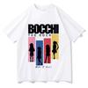 Bestselling Soft Unisex Loose Japanese Rock Streetwear Short Sleeve Vintage Washed Craft, Bocchi The Rock Women And Men T Shirt