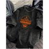 Men's Summer Vintage Washed Black Casual T-Shirt Suitable Sci-fi Fans Those Who Prefer The