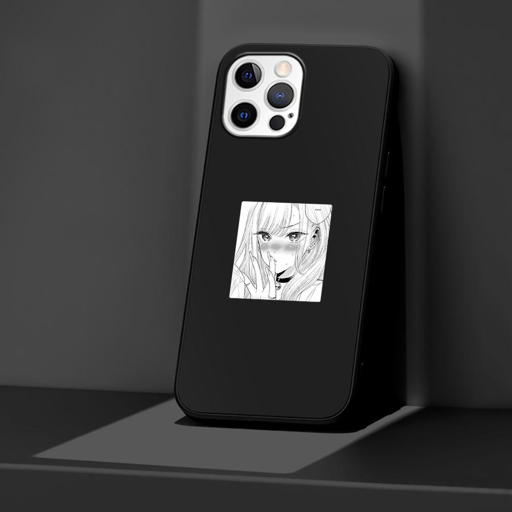 Phone Case for Apple iPhone 14 11 13 Pro Max 12 Mini XR 7 8 + SE 2020 XS 6 6s Plus 5 5s Japanese Cartoon Anime Girls Eyes Cover