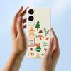 For Samsung Galaxy S25 Edge Case Christmas Snowman Pattern Printing Straight Edge TPU Phone Back Cover