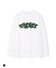 TOPBOY Graffiti Print Oversized Long Sleeve T-Shirt