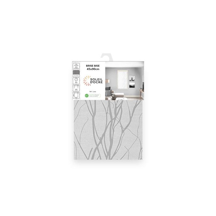 SOLEIL D'OCRE Brise bise Liane 45x90 cm - Blanc