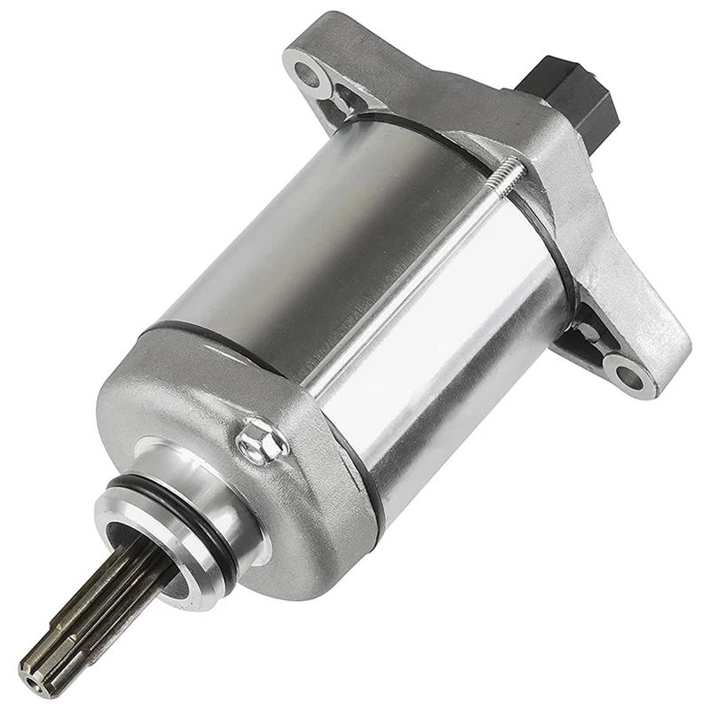 31200-HP5-601 Starter Motor for Honda Rancher 420 07-19 Pioneer 500 15-19/Foreman 500 12-19 Rubicon 500 15-19 31200-HR0-F01 1 PC Starter