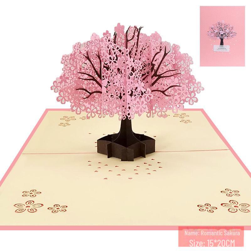 Karta urodzinowa i na dzień nauczyciela w stylu INS 3D: Kreatywny prezent DIY w postaci papierowej rzeźby na chińskie Walentynki