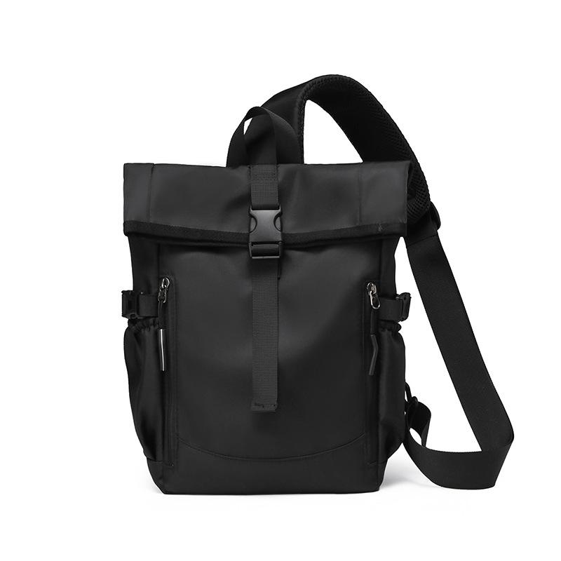 Roll-up Shoulder Bag Men's Travel Outdoor Crossbody Bag Outgoing Chest Bag