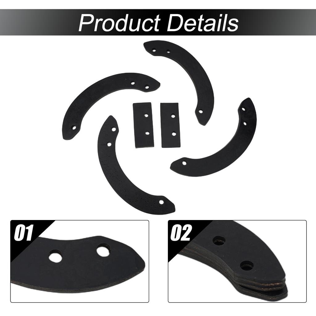 For HS520 HS720 Snow Blower Paddle 06720-V10-030 6720-V-10-030 6Pcs Perfect Fit Rubber Snow Blower Accessories