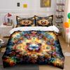Colorful Butterfly Art Set Decoration Exquisite Three-Piece Bedding Set Gift For Kids And Adults